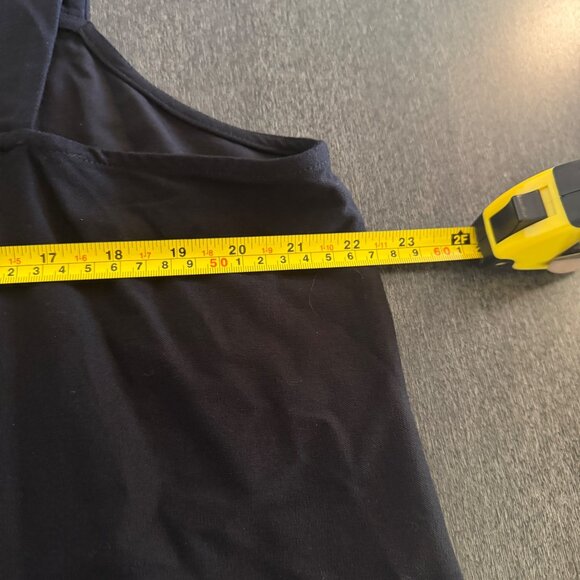 Eileen Fisher Scope Neck Tank Top Women's Black Made In USA, Size XL - Picture 6 of 6